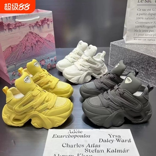 意尔康心选日楼兰~新款潮流增高底透气网红老爹鞋女超火时尚百搭