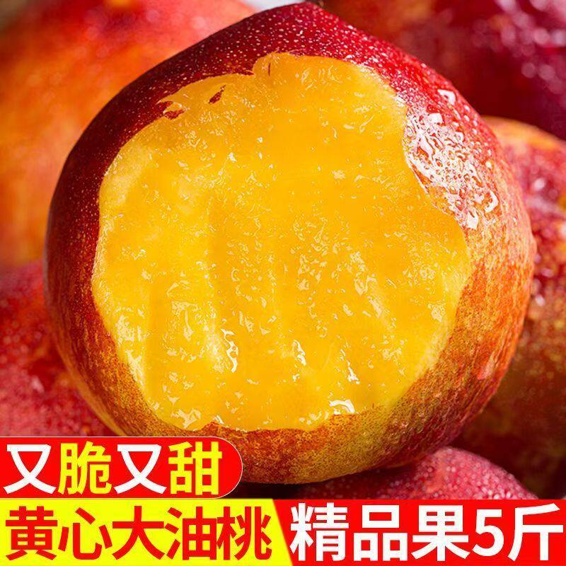 安徽砀山黄心油桃应季大桃子新鲜水果当季孕妇水果桃子整箱脆甜