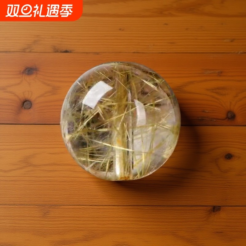 金发晶散珠单圈转运手链高端多宝散珠圆珠单圈DIY水晶手串手链