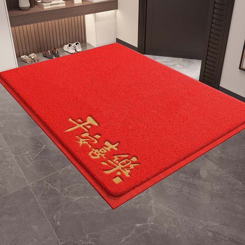 入户门丝圈除尘防滑地垫