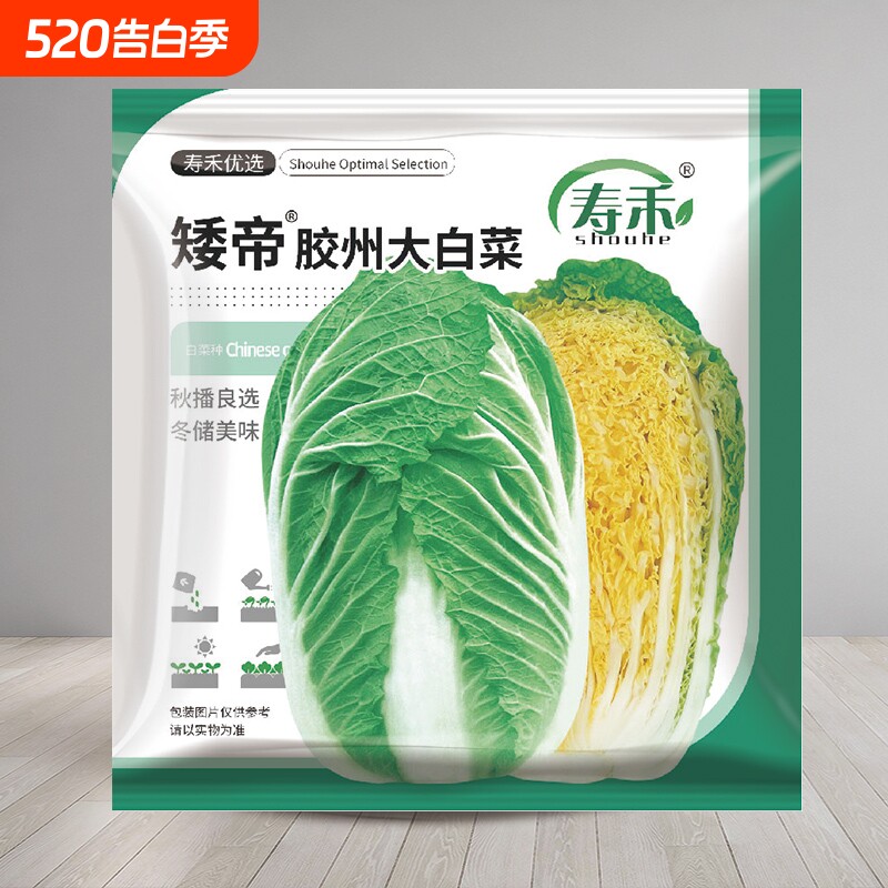 山东胶州大白菜种子种籽孑子籽种大全黄心子白莱夏秋蔬菜农家四季