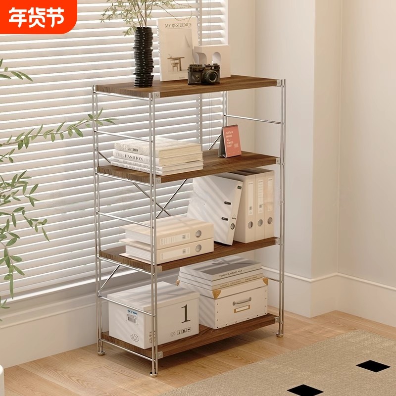 厨房置物架日式组合架阳台储物落地家用多层收纳架框架组装客厅