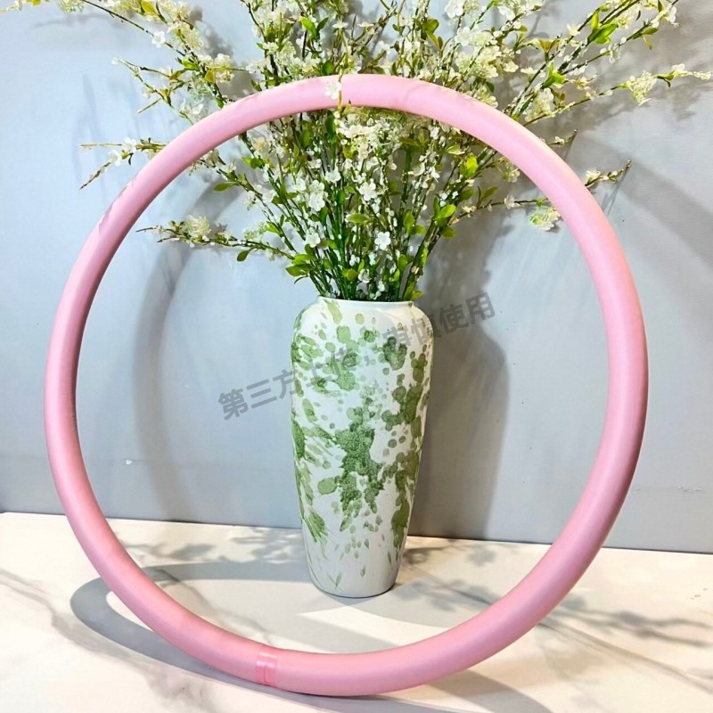 老师推荐粉色呼啦圈幼儿园小学初高中通用海绵防滑加厚健身器材