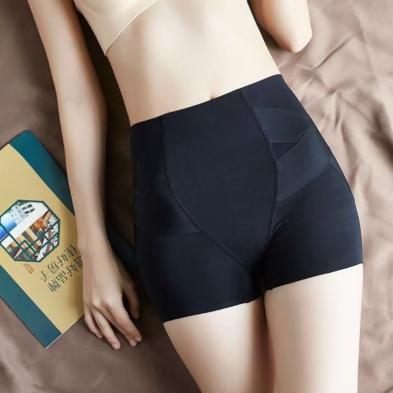 收腹裤石墨烯无痕女士安全裤塑身提臀收胯高腰芭比裤内裤隐形塑身