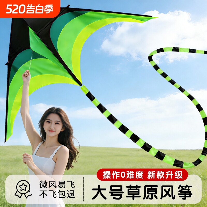2026新款大人专用风筝专业级大型精品高档草原微风易飞潍坊风筝