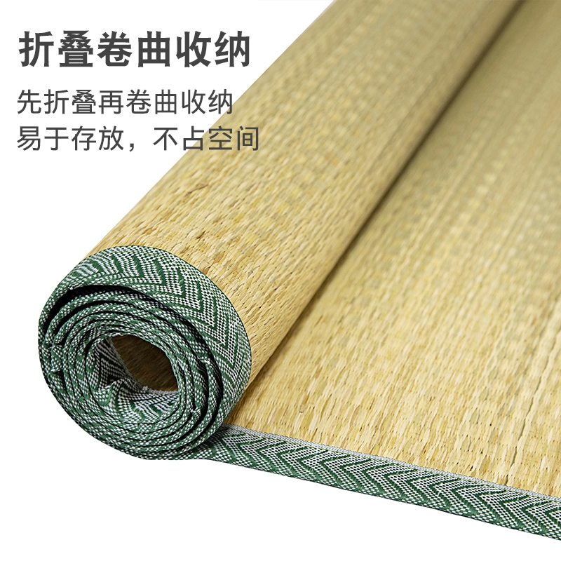 草席凉席天然夏季夏天家用学生宿舍老式加厚宁波软席子蔺草单人床