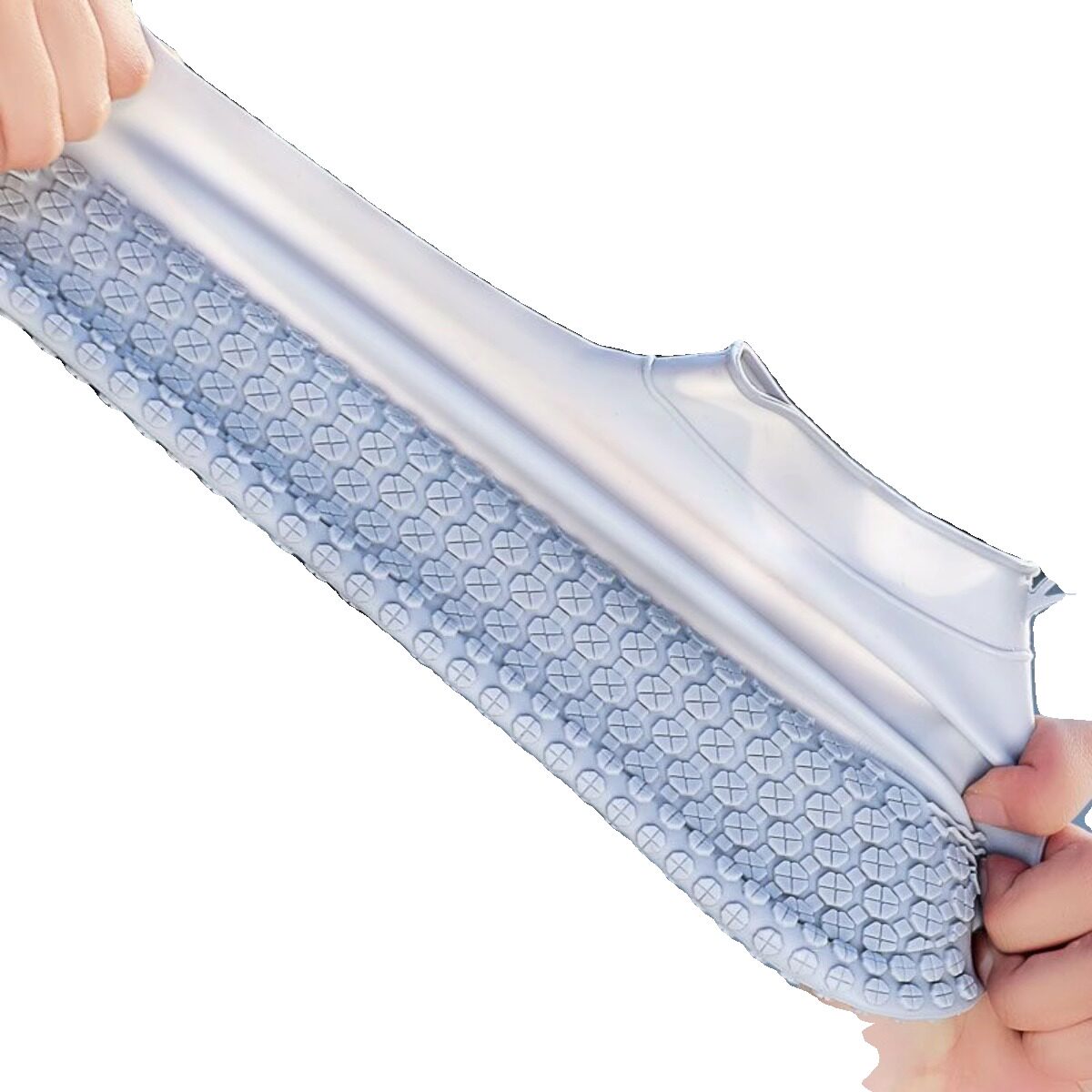 HIGH-GRADE SILICONE WATERPROOF SHOE COVERS ANTI-SLIP RAIN SHOE COVERS THICKENED AND WEAR-RESISTANT IN RAINY DAYS RAINPROOF AUTUMN AND WINTER RAIN BOOT COVERS