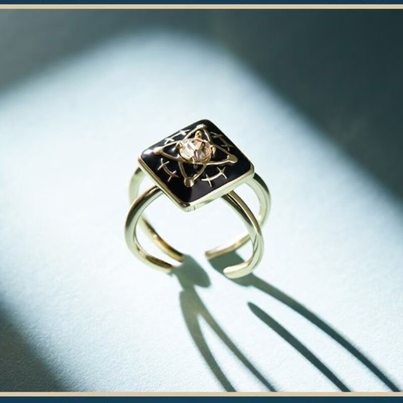 那刻夏主题印象系列戒指动漫游戏周边二次元简约高级感cos指环