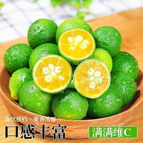 金桔正宗小青桔新鲜多汁香水小金桔柠檬奶茶店专用现摘小青橘批发