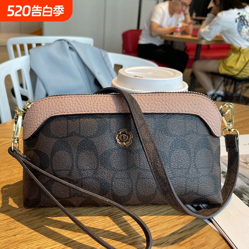 2025新款手包女小包手拿时尚单肩斜挎包潮钱包女长款手机包妈妈款