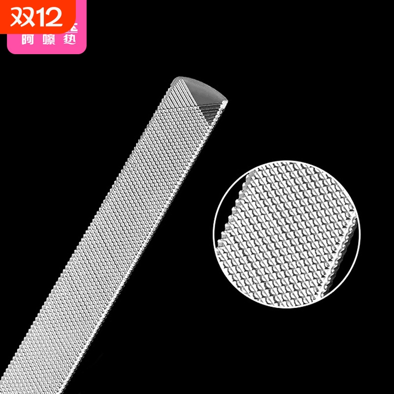 指甲锉/不锈钢DA1sl001-美甲工具修护理甲面双面锉条刀指甲打磨甲