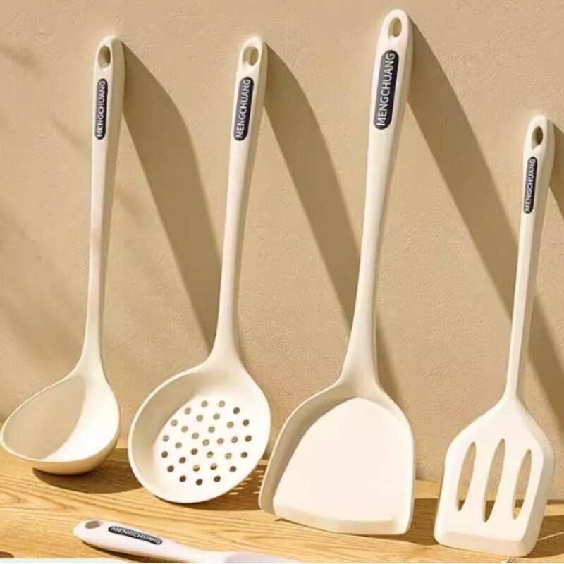 锅铲家用不粘锅专用硅胶耐高温炒菜勺汤勺铲子食品级厨具套装勺子