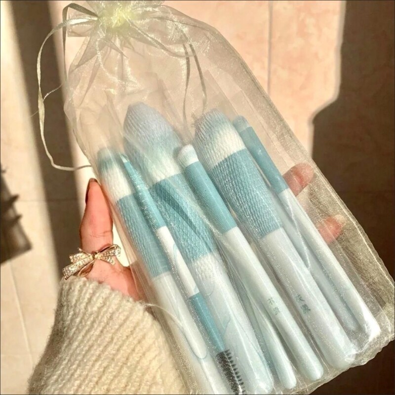 网红推荐晴空化妆刷超柔刷子套装散粉刷点彩刷刀锋刷遮瑕刷颜值款