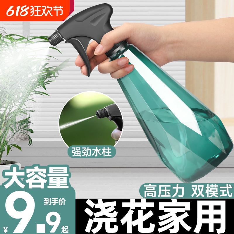 得力喷壶浇花喷水壶家用超细雾园艺洒水壶小型高压消毒清洁专用