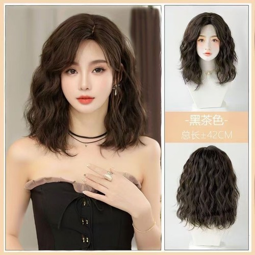 天空树款假发旗舰店假发短发女全头套夏季轻薄新款羊毛卷短卷发整