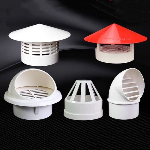 PVC多用防雨帽实用屋顶塑料110