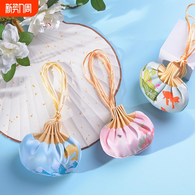 端午节香包高档锦缎古风宫廷艾草香包袋香囊空袋香袋随身汽车挂件