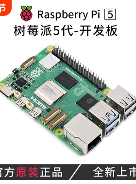 树莓派5代 Raspberry Pi 5开发板 Linux电脑 python编程 入门主板