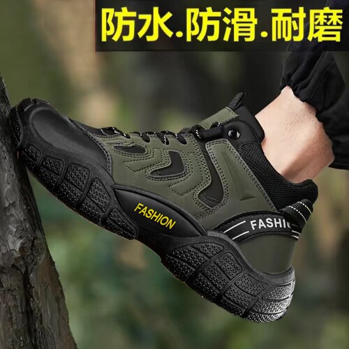 意尔康心选男鞋2026新款春季百搭休闲户外登山鞋耐磨透气运动工装
