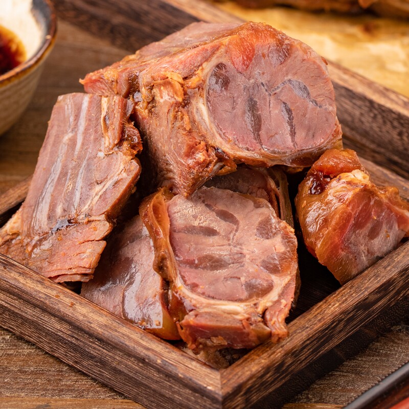 内蒙古草原酱牛肉120g即食低脂高蛋白健身卤牛肉熟食品真空