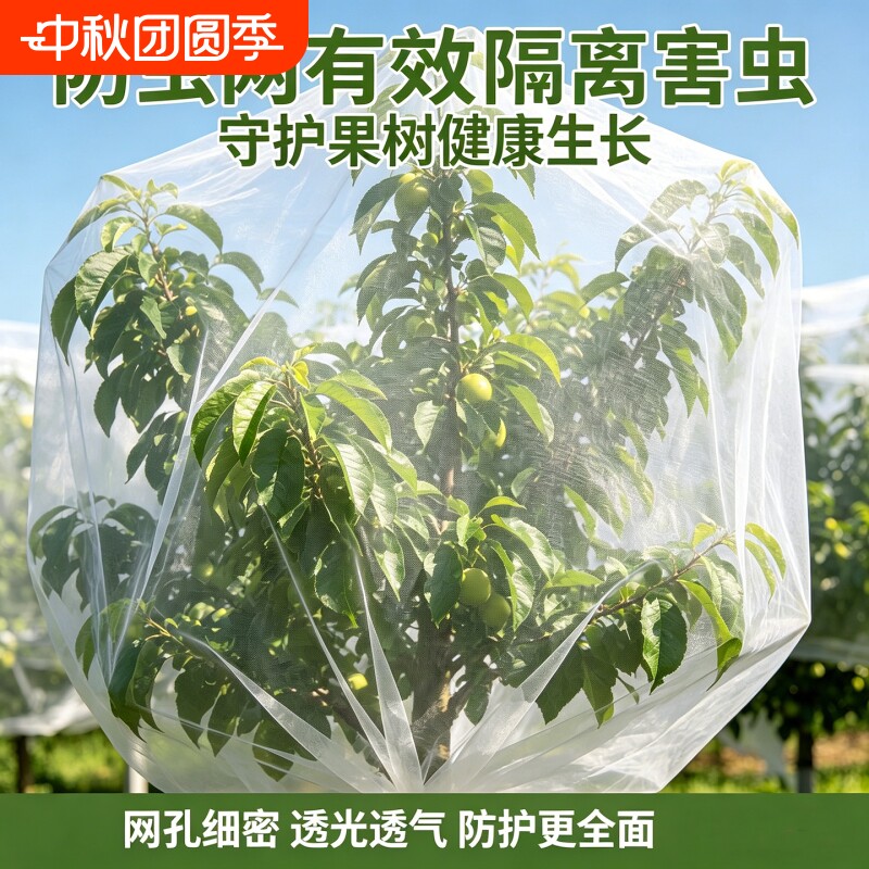 果园果树防虫透气透光网罩加厚网图片