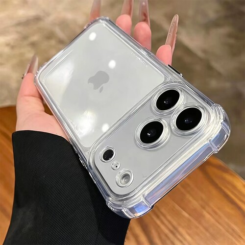 不易发黄适用iphone17苹果17promax手机壳13气囊14透明16新款x/xr防摔15男7/8plus简约16pro高级感max女11/12