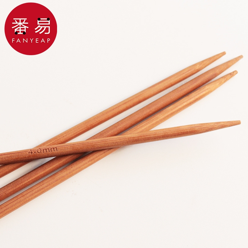 毛衣针/竹AC1sl001-竹制棒针织围巾编织工具直针粗针帽子打毛线竹