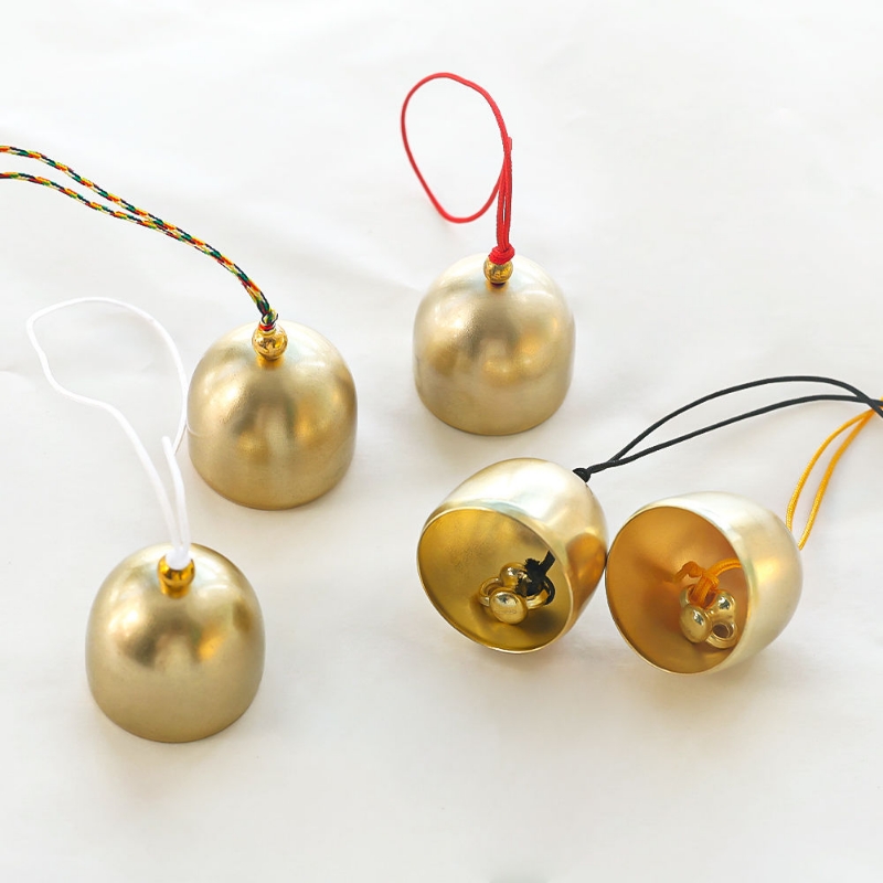 黄铜迷你铃铛diy金属风铃及风铃diy材料配件圣诞小铃铛风铃挂