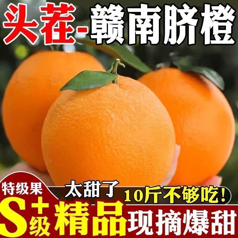 【现摘现发】正宗江西赣南脐橙赣州果园直发新鲜整箱孕妇水果批发