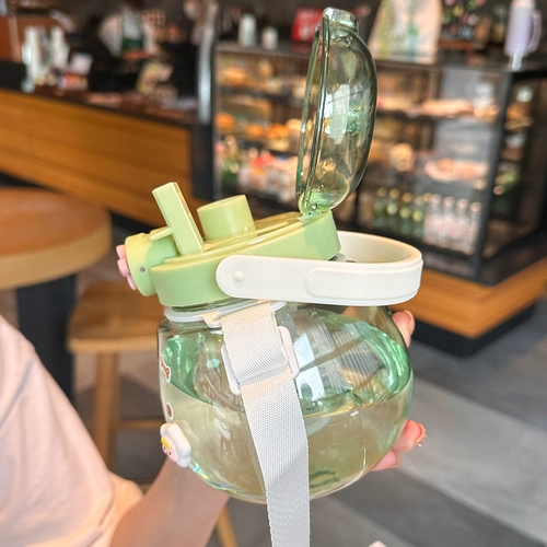 Высококачественный вместительный и большой детский милый стакан, трубочка, чайная чашка со стаканом, популярно в интернете