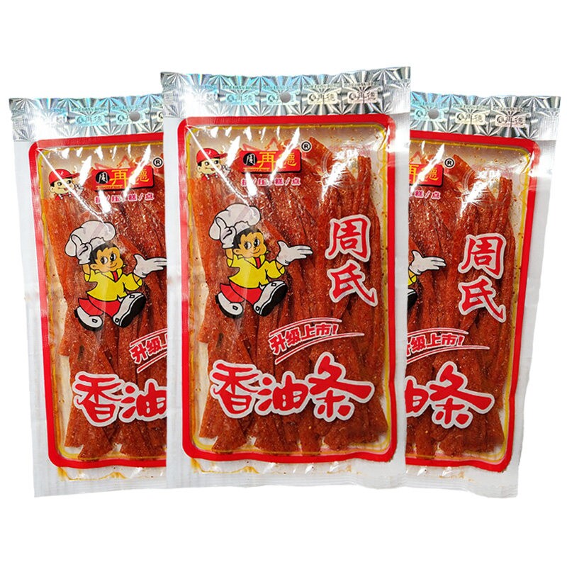 周氏香油条麻辣条香辣棒湖南特产儿时怀旧休闲解馋零食面筋素肉