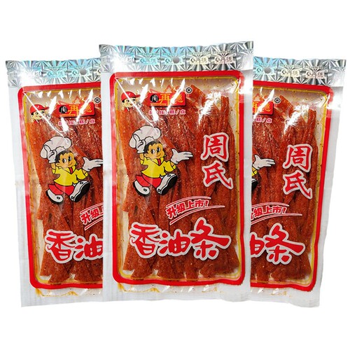 周氏香辣素肉条|超2000次加购