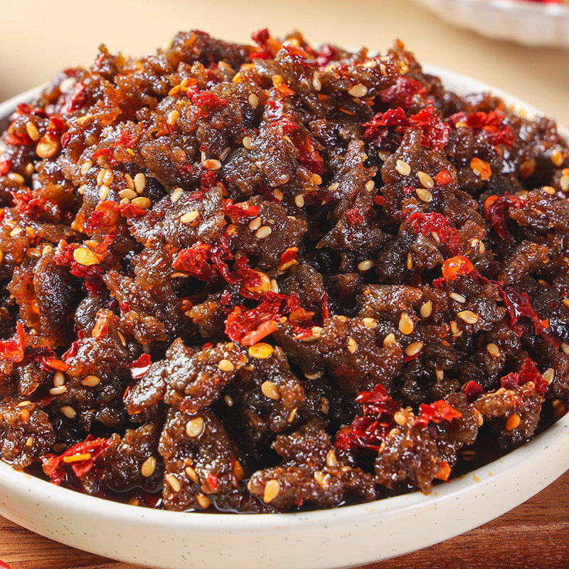 笑辣辣迷你牛肉味香辣有嚼劲麻辣解馋童年美味追剧素牛肉休闲辣条
