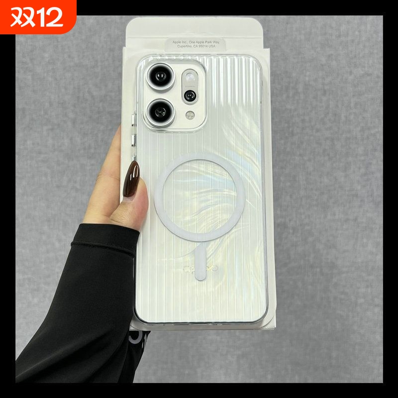 适用一加ace6手机壳新款1+15冰雾瓦楞磁吸ace5磨砂光栅ace5至尊版金属按键硬壳一加13透明保护套1+12大孔创意