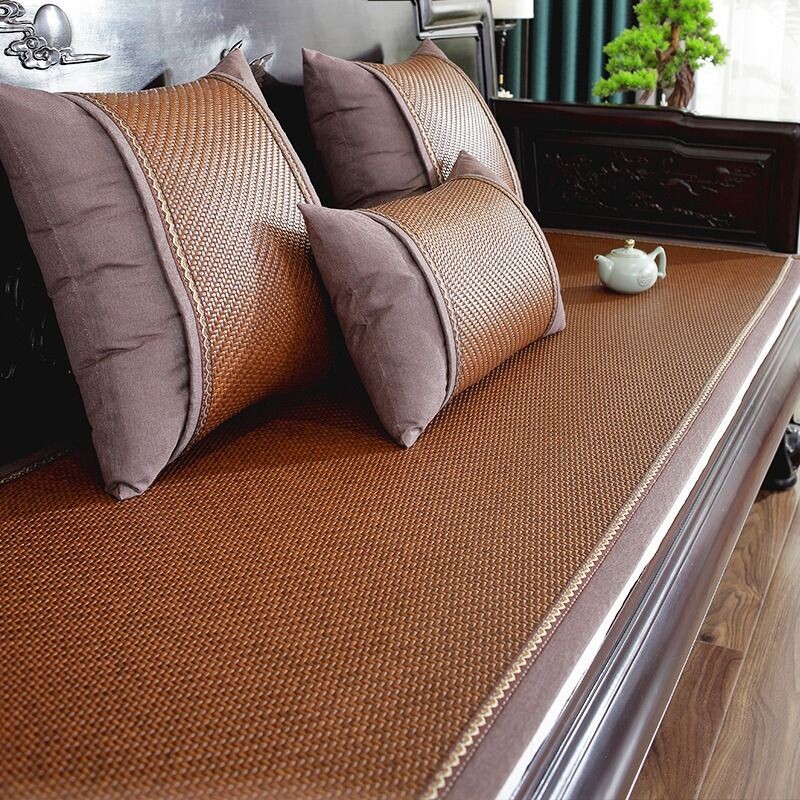 藤席沙发凉席垫子夏季红木新中式沙发坐垫防滑冰丝座垫夏天款凉垫