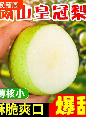 梨子新鲜水果砀山青梨皇冠梨当季翠冠梨香酥脆蜜早雪梨整箱包邮