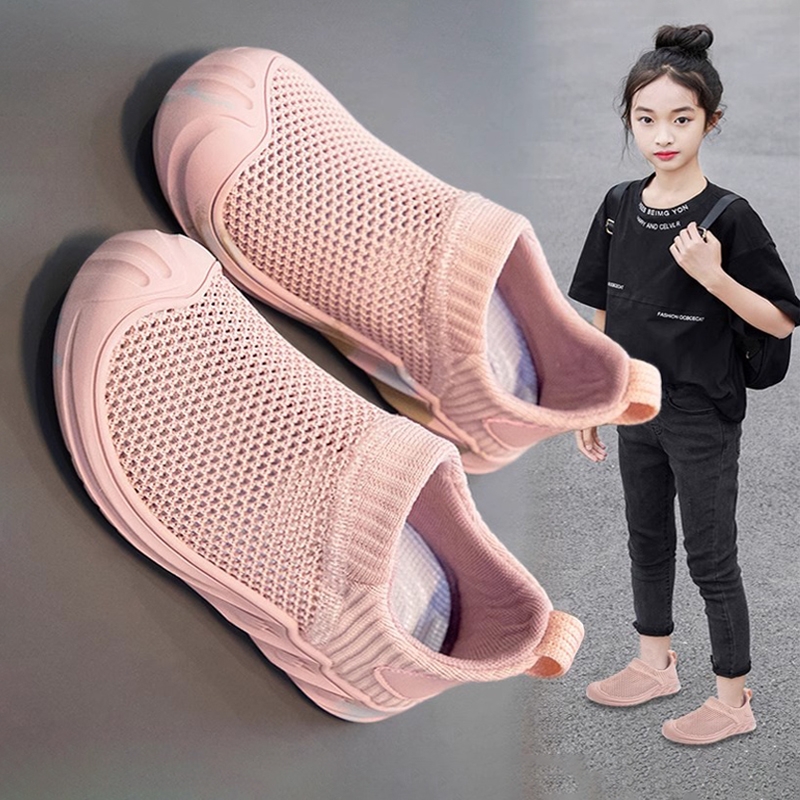 儿童网面运动鞋休闲防滑耐磨软底