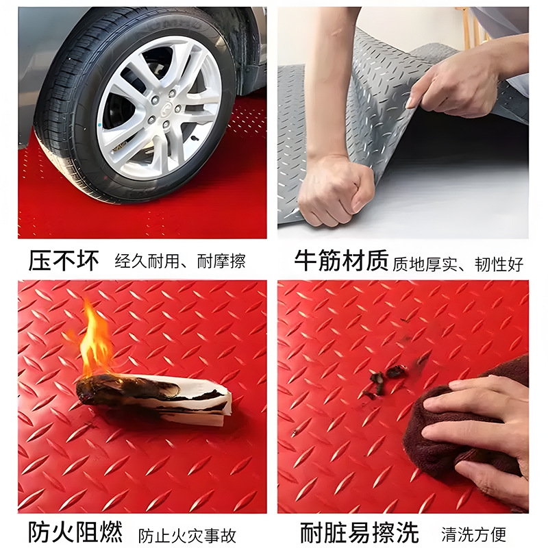 批发牛筋pvc人字纹地垫防滑垫厨房浴室车间仓库铜钱纹地板革地胶