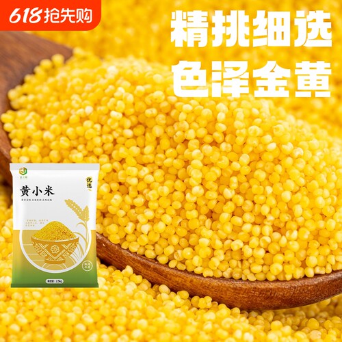 山西黄小米营养早餐养小米粥粗粮胃原料好小米食用年货节熬粥杂粮