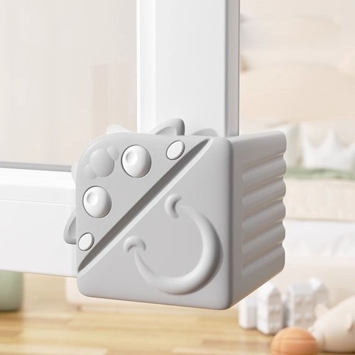 断桥铝窗角防撞护角软硅胶铝合金门窗保护套内开窗户防撞全包护角