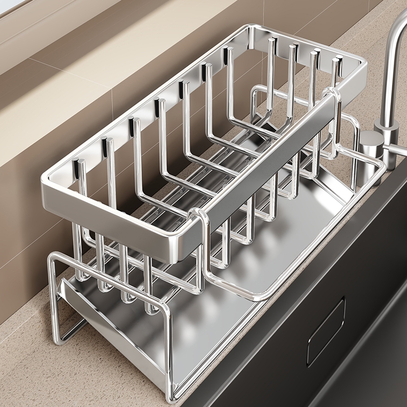不锈钢沥水架厨房收纳架
