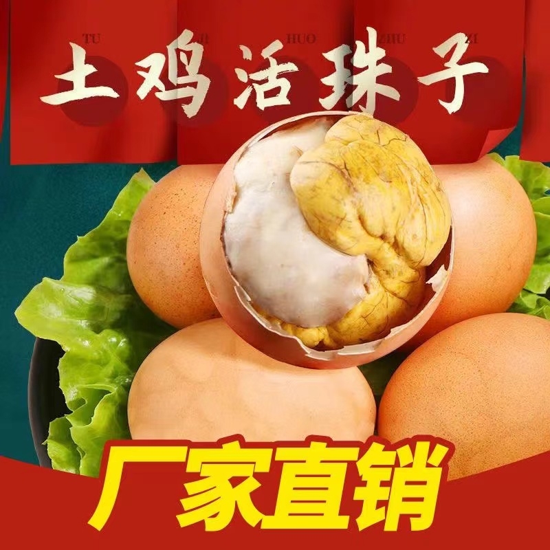 40枚活珠子新鲜13天鸡胚蛋开袋即食五香钢化蛋开袋即食熟食旺蛋辣