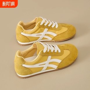 阿甘鞋复古德训鞋女款2026新款春季爆款超火百搭平底运动休闲鞋子