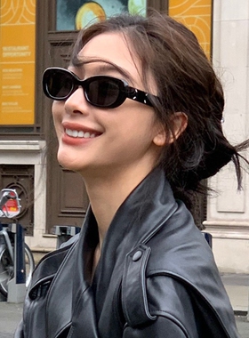 韩系网红猫眼墨镜复古辣妹款
