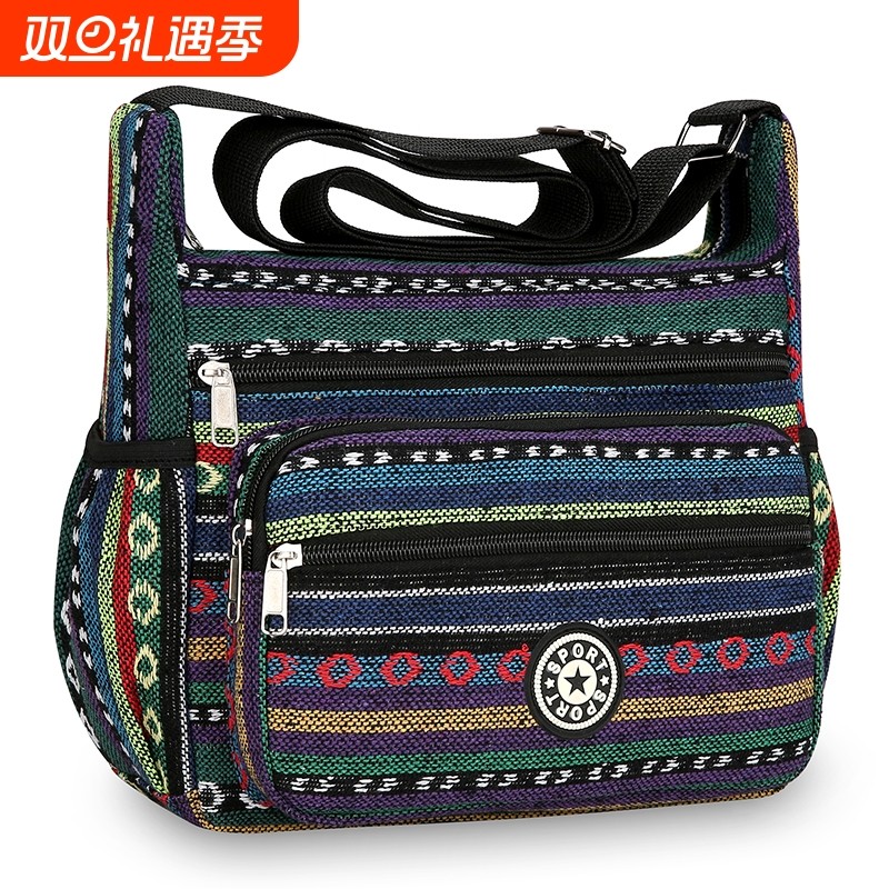 新款女包斜挎包大容量妈妈包手机包帆布包牛津布韩版轻便休闲单肩