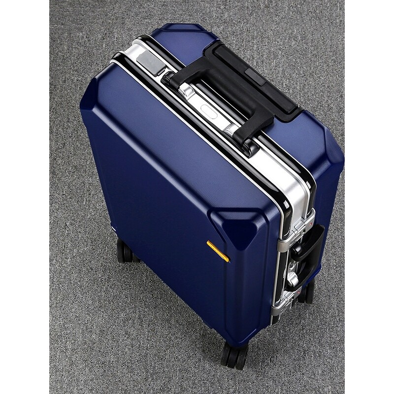 品牌万向轮铝框时尚pc行李箱韩版学生拉杆箱男女通用款密码旅行箱