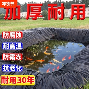 鱼塘防渗膜加厚hdpe防渗土工膜鱼池塘防水专用土工布蓄水池防漏