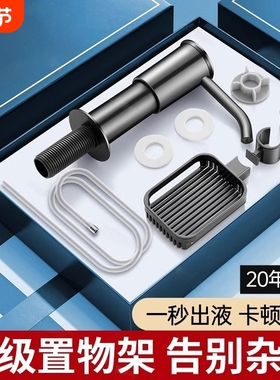 德国厨房洗洁精按压器水槽洗涤剂洗碗液洗菜盆皂液器延长管压取器