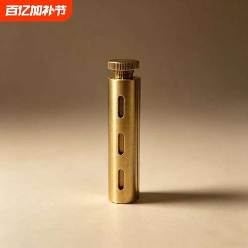 【Fire cause】中细支粗支黄铜镀铬卷烟器复古手工家用便携袖珍家