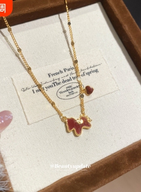 2026马上有钱女款轻奢项链锁骨链